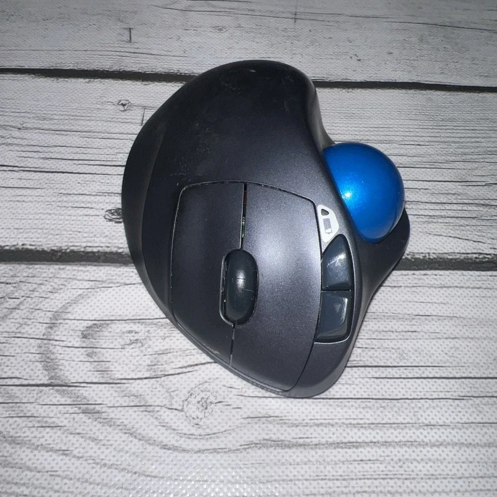 LOGITECH TRACKMAN M570 WIRELESS TRACKBALL MOUSE LOGI Ergonomic No Receiver
